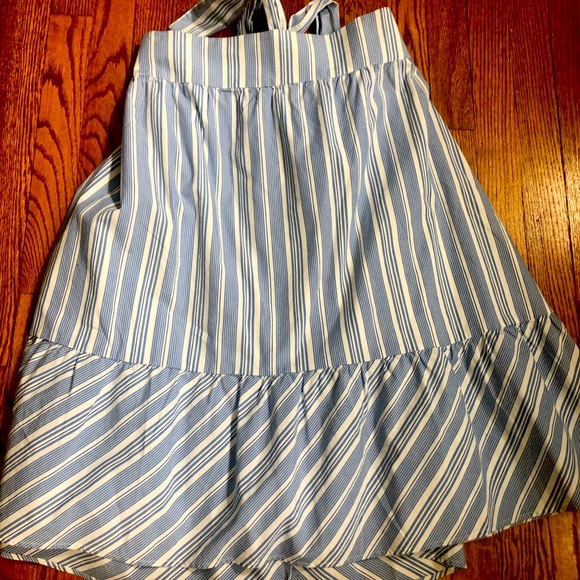 J. Crew Skirts Cute Blue And White J Crew Skirt Wbow Poshmark